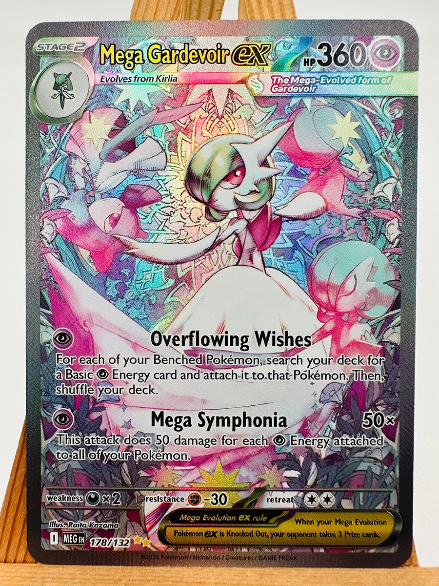 PTCG Rayquaza Charizard Victini Gardevoir Sexy Cynthia Spielzeug Hobbys Sammlerstücke Spielesammlung Anime-Karten