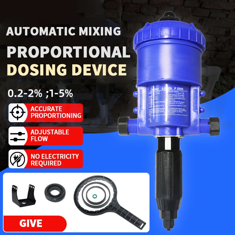 Automatic Dosing Device Irrigation Injector Powered by Water Dosing Pump for Garden Water-Powered Fertilizer Fertilizer Injector