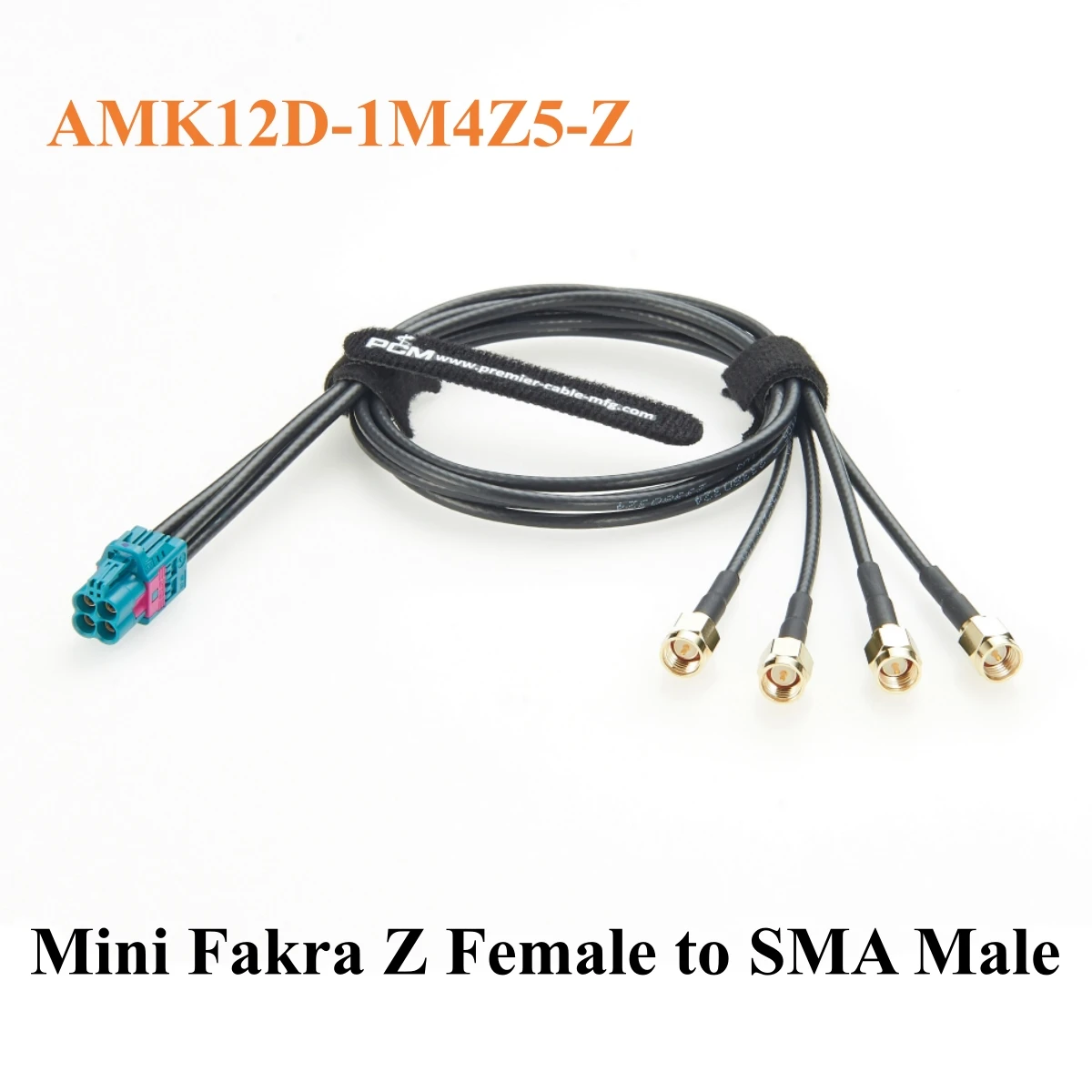 

Rosenberger 4 в 1 Mini Fakra Z «мама» на SMA «папа» с четырьмя портами AMK12D-1M4Z5-Z Mini Fakra на SMA автомобильный коаксиальный кабель для GPS