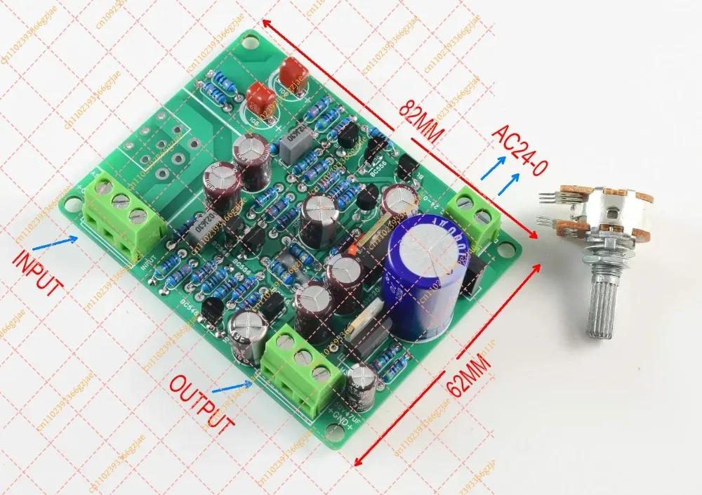 HiFi Stereo Preamp Board Kit Audio Preamplifier NAC42.5 Clone for DIY Amplifier