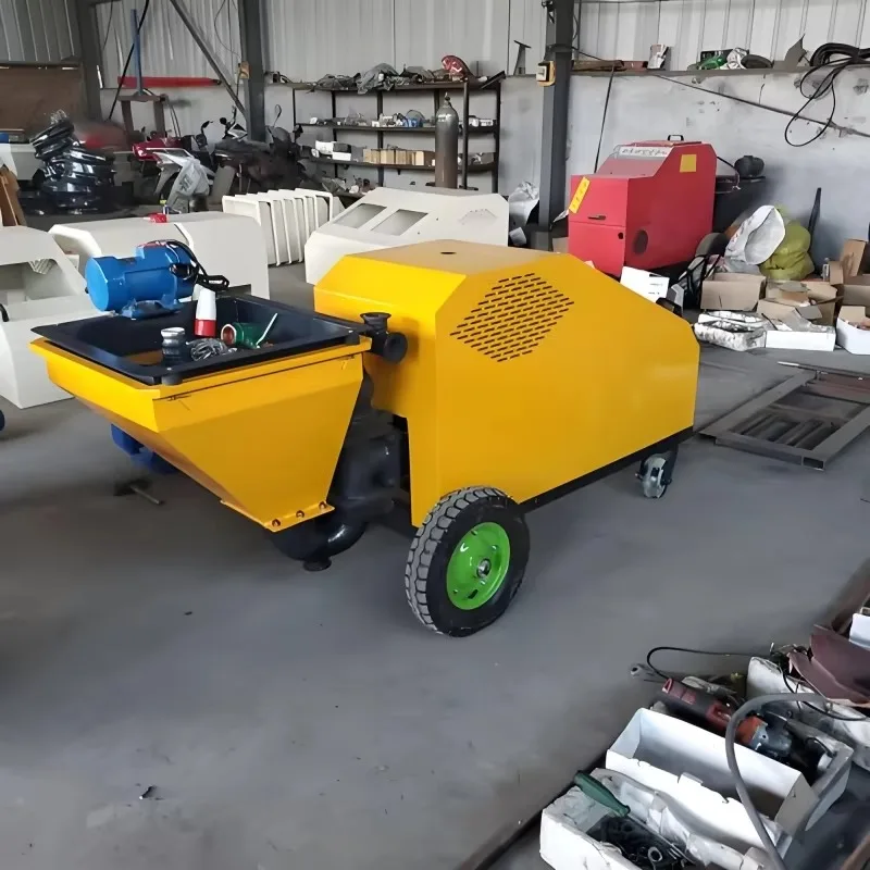 High Efficiency Electric/Diesel Small Concrete Mortar Spraying Machine Cement Putty Spraying Wall Equipment for Sale