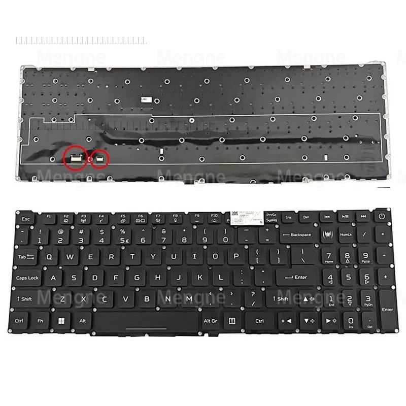 A + клавиатура для ноутбука AC-ER PH16-71 N23Q1 PH18-71 N23Q2 RGB с подсветкой
