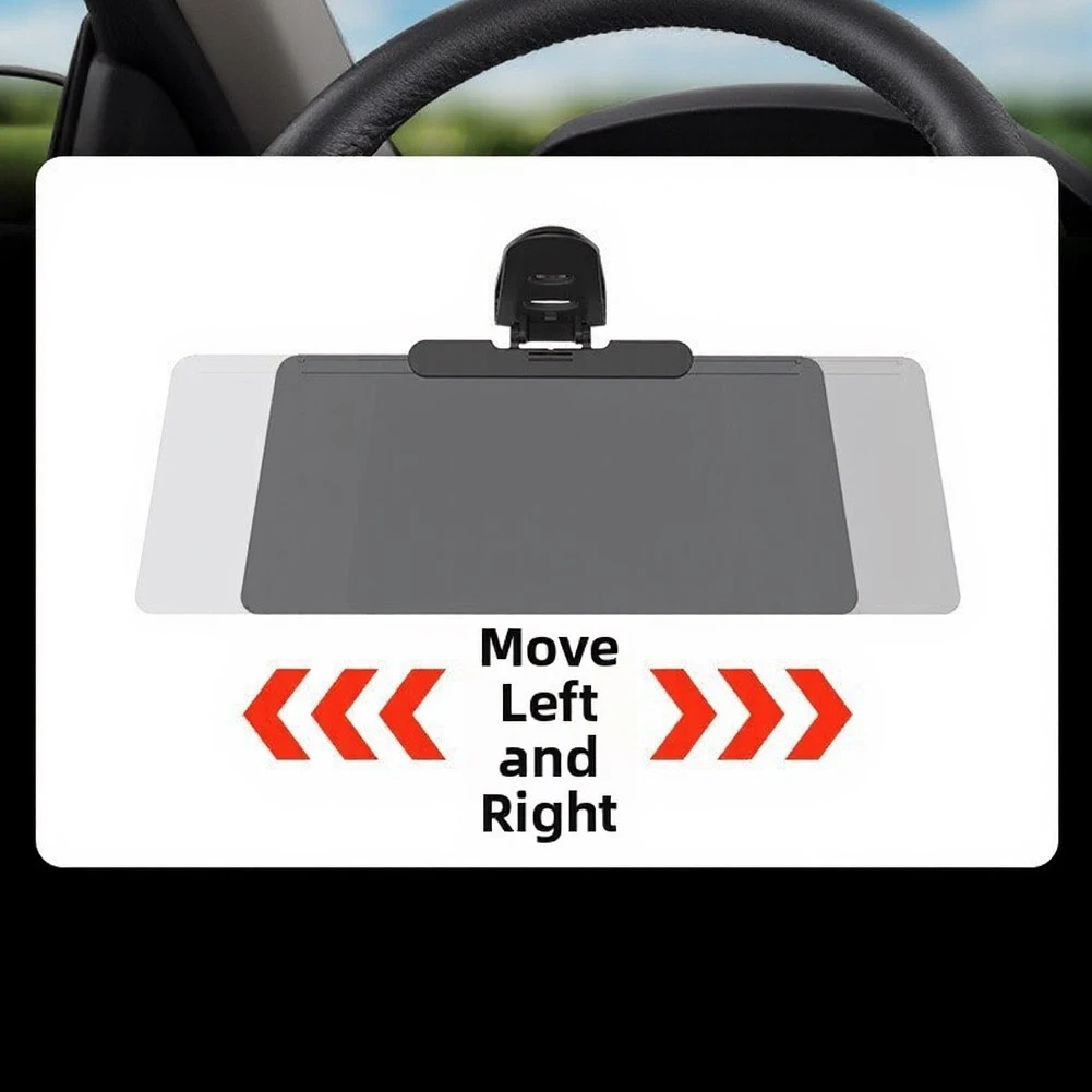 Sun Visor Extension for Cars Clips Onto OEM Visor To Broaden Effective Shade Zone Without Altering Interior Components