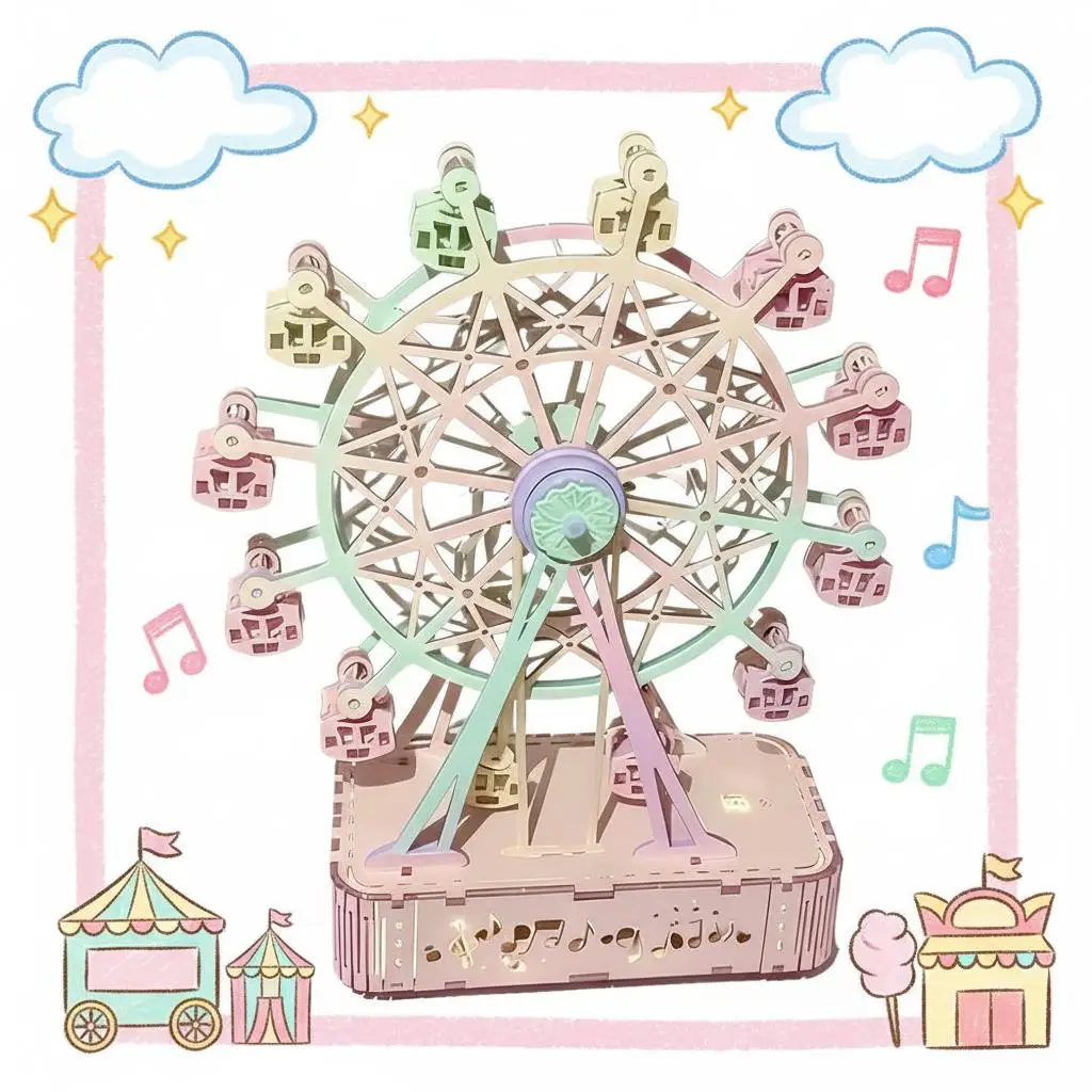 

Колесо обозрения, руки, ремесло, сделай сам, 3D деревянная головоломка, инструмент в сборе, модель здания, головоломка, 3D деревянные головоломки, игрушка в сборе, игрушка