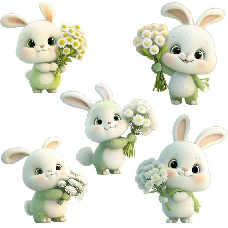 

Наклейки на стену с изображением зелёного кролика