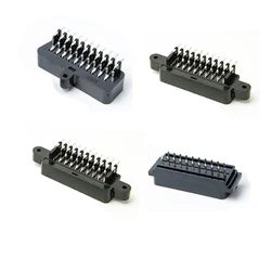 10pcs High quality Connect Port Socket Interface 90 180 degree Connector female slot for scart plug 21pin cable