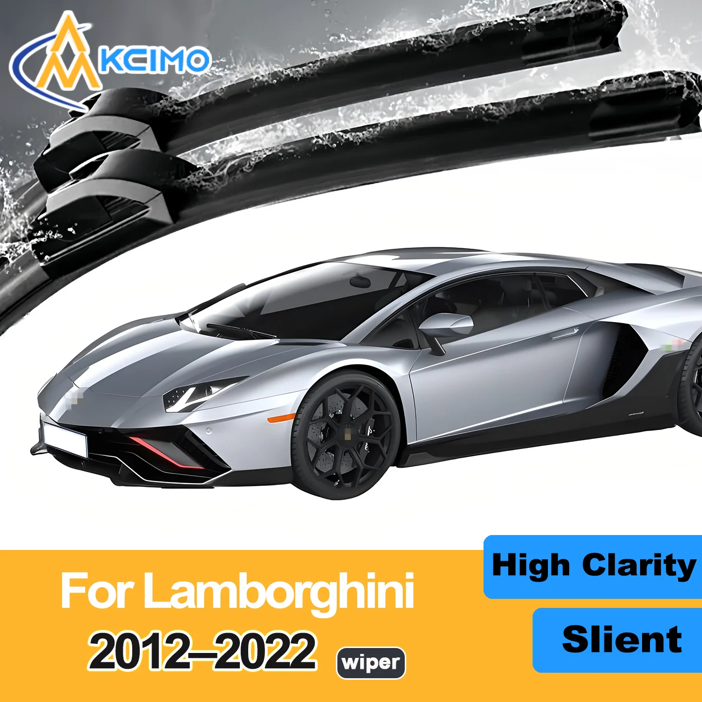 

2PCS New Wiper Blades for Lamborghini Aventador 2012-2022 Front Windshield Auto Wipers Blade Accessories 2022 2021 2020 2019