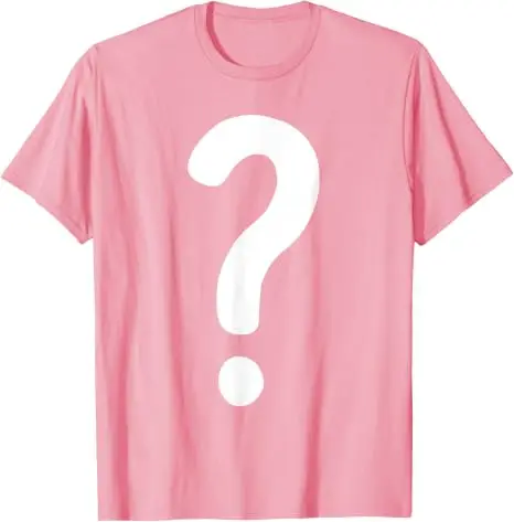 Fragezeichen-Shirt für Paare, Männer, Frauen, Jungen, „Guess Who“-Kostüm-T-Shirt, Fragezeichen „Guess Who“-Shirts, Grafik-Streetwear-T-Shirt, Geschenke – Detail 6