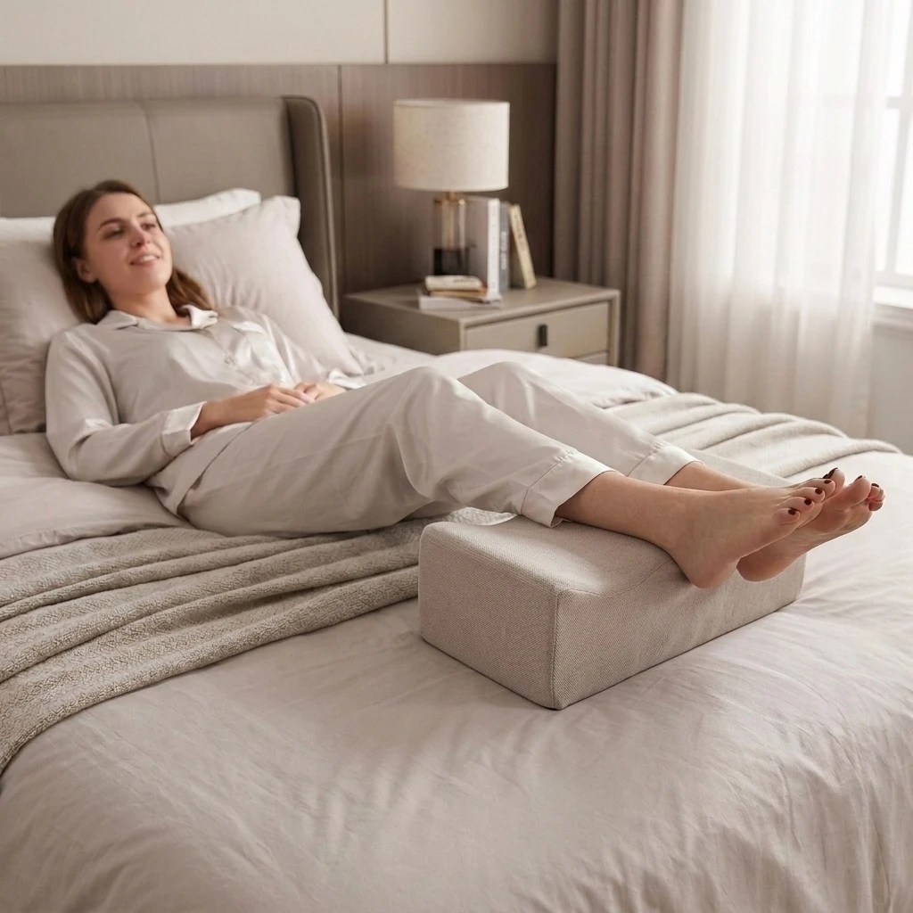 Foam Foot Rest Leg Pillow Relax Relieve Down Leg Pressure Massage Pillow for Leg Home Soft Memory Sponge Foot Pillow