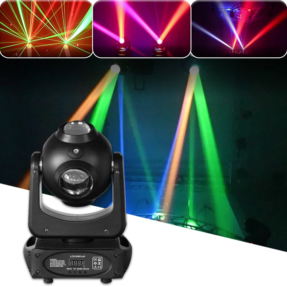 

YUER NEW MOLD DJ Disco Ball Lights LED beam laser strobe 3in1 moving head football light DMX Nightclub party show stage lighting