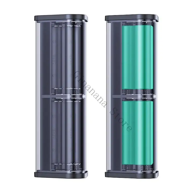 

Q81F1pc Portable 6x18650 Battery Storage Box 22.5W DIY Power Sources Box with QC3.0 Quickly