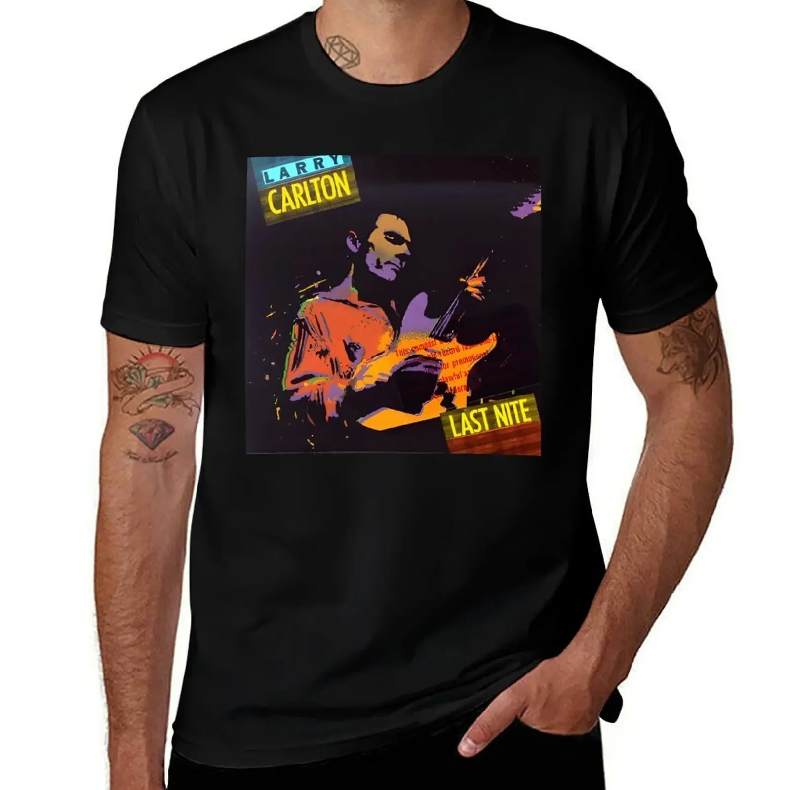 

Larry Carlton vintage T-Shirt anime shirt anime stuff T-shirts oversize sweat mens t shirts