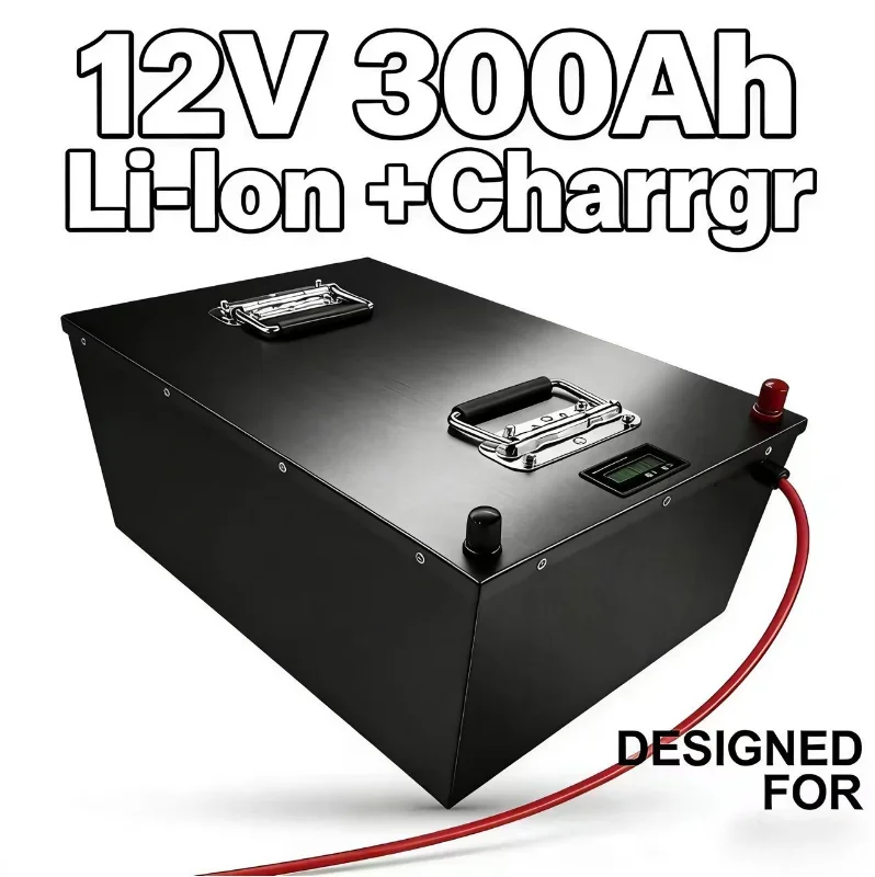 12V 300AH Lithium-Ion Battery with Built-in BMS | Ultra-Reliable Power Core for Solar Panels, EVs, Golf Carts, Photovoltaic Syst