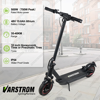 EU / UK Stock Scooter Electric Scooter 500W (Peak 750W) 15.6Ah Powerful Electric Scooters 10inch Smart Electric Kick Scooter
