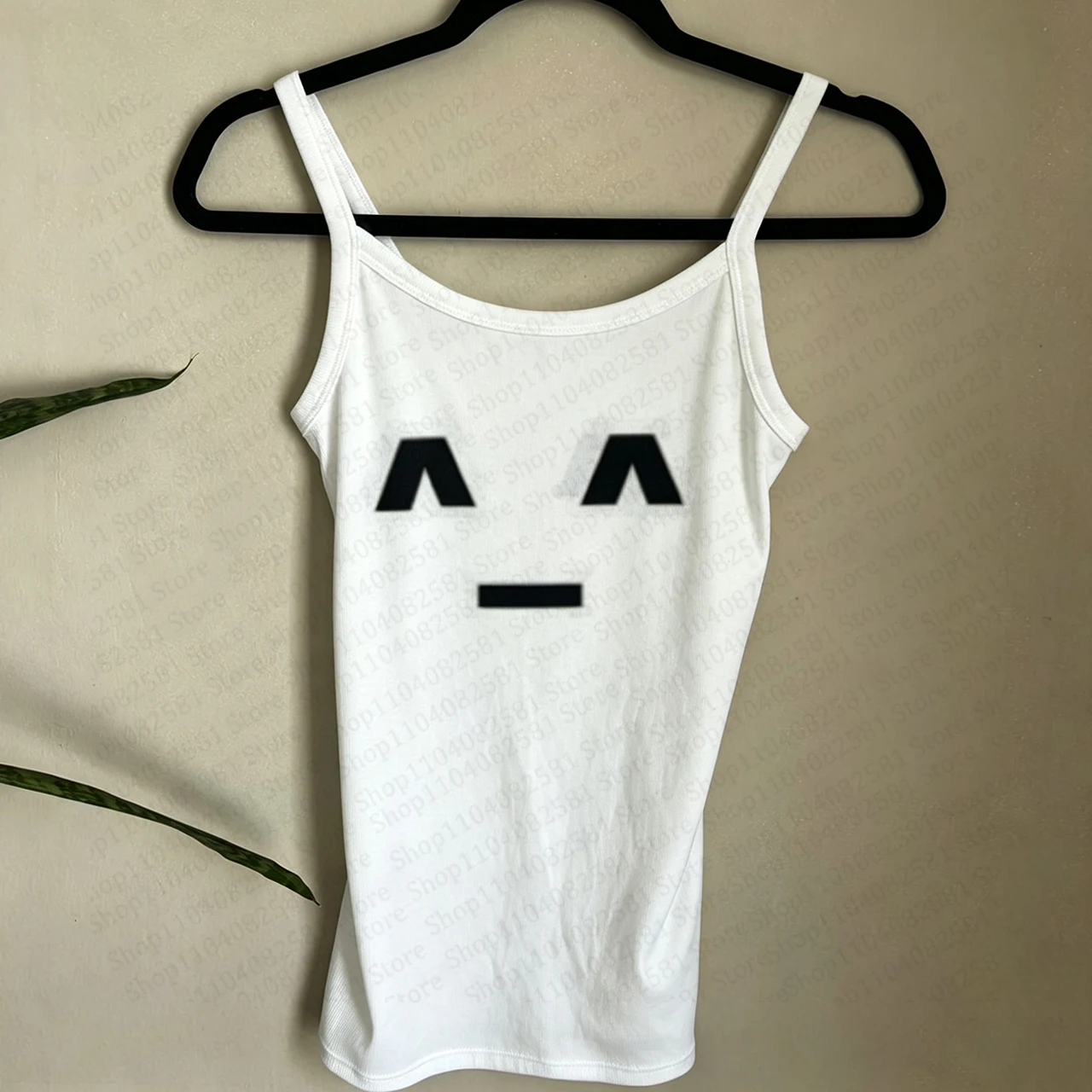 American fashion women's street vest Grunge Emo girl slim fit expression printed cute crop top Y2k clothes Gothic baby top Emo
