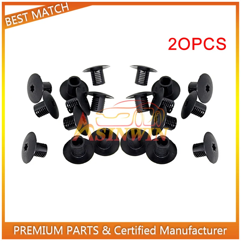 

20pcs 6503339 Nylon Cowl Top Stud Retainer Cover for Chrysler Dodge Ram 13/16 Car Accessories
