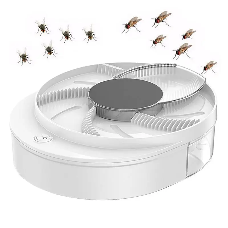 

Fly Catcher Device Harmless Plug-in Electric Fly Controller Multifunctional Fully Automatic Fly Catch Zapper Rotating Electronic