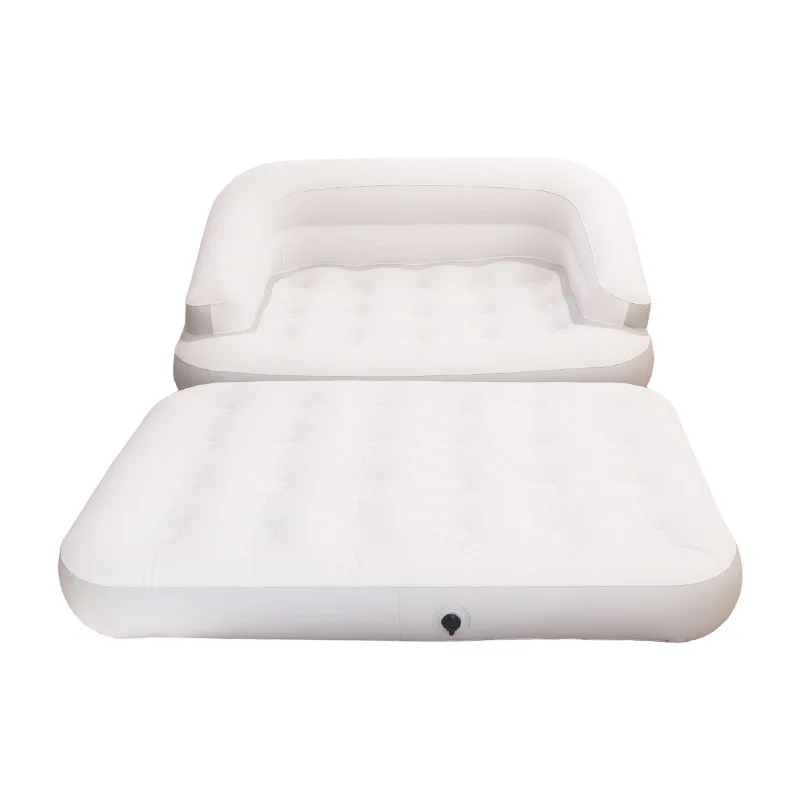 

Hot Sale Modern Double Outdoor Camping Air Sofa Foldable Lazy Recliner with Accompanying Air Mattress for Indoor Use