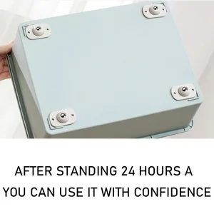 Universelle selbstklebende Walze für Möbel, rotierende Rollen, rotierende Zaubernde, Kassiererrolle, Skateschrank, 4 Stcs/Set 10 Hauptverkaufskleiderräder - №4