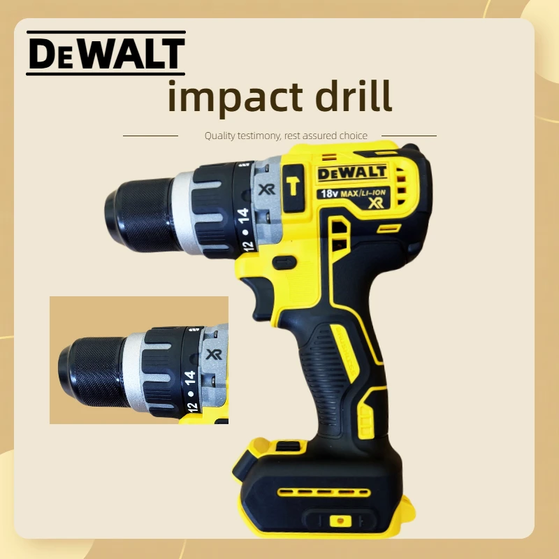 Dewalt DCD796 Taladro de impacto sin escobillas inalámbrico Taladro sin escobillas Multifuncional Recargable Portátil 20V Batería Herramientas eléctricas