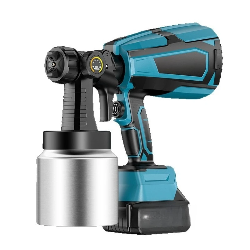 

Cross-border spray gun Electric latex paint spraying machine Household machine High power small lithium battery paint spray gun