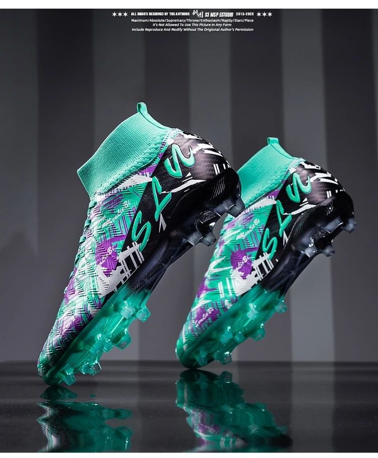 Professionelle Fußballschuhe Herren Fußballschuhe Society Fußballschuhe FG Ultraleichte Trainings-Fußballschuhe Outdoor-Sportschuhe – Detail 34