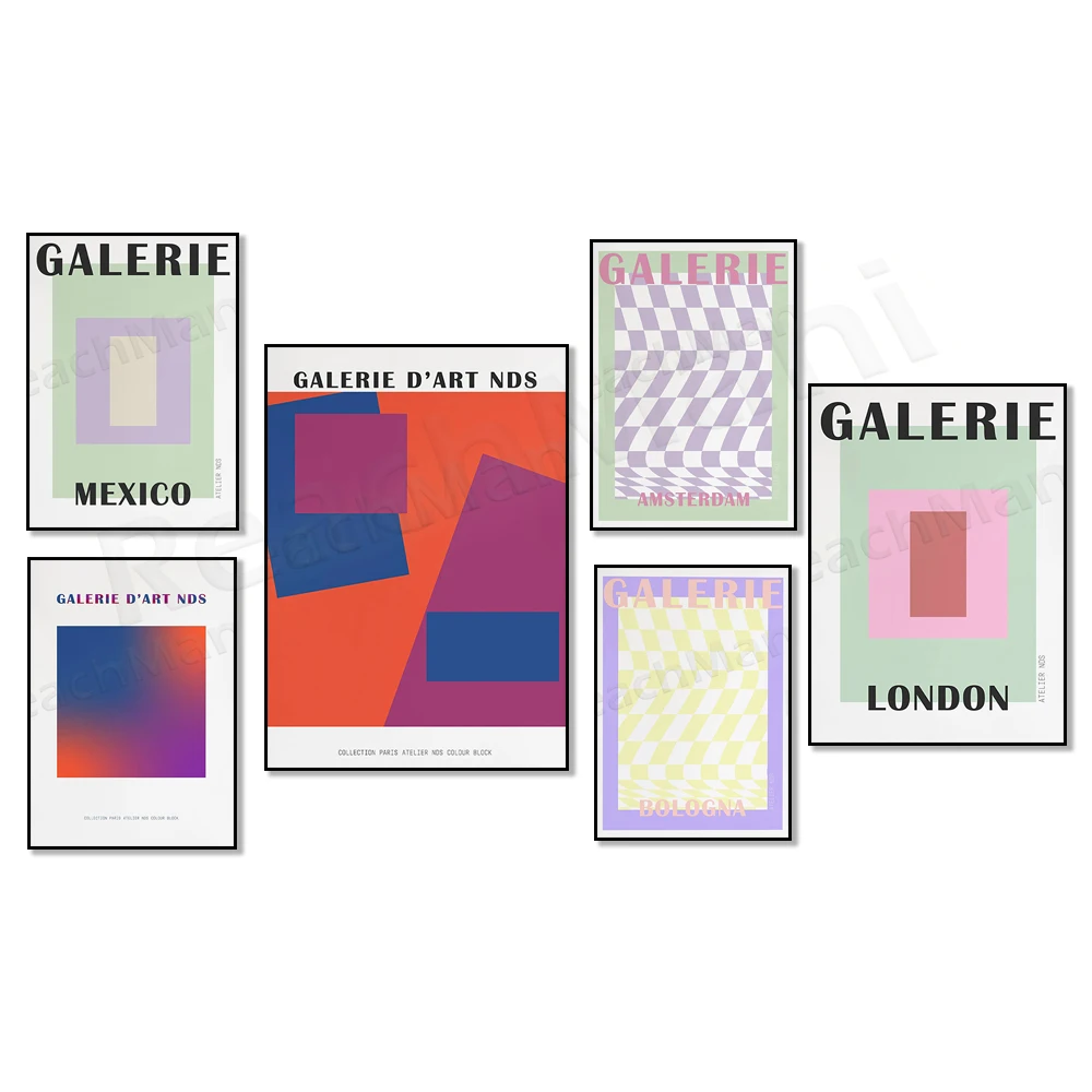 

Pastel color block printing, geometric art, spiritual wall art, protect your aura, pastel color poster, beautiful room decoratio