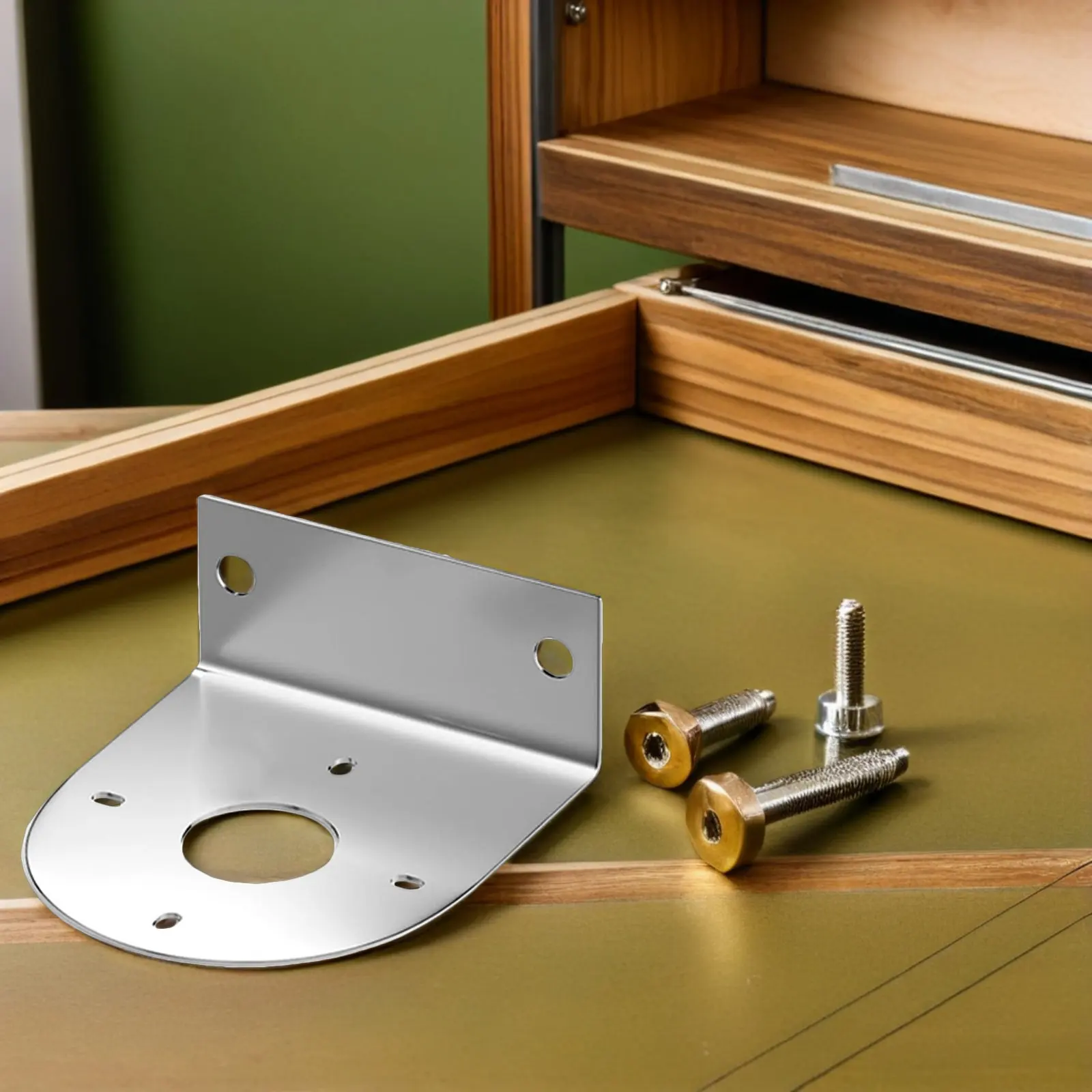 

2Sets LED Light Mounting Frame Bracket Creative Design for Trailer Chassis Underglow Installation Stainless Steel Work Lamp