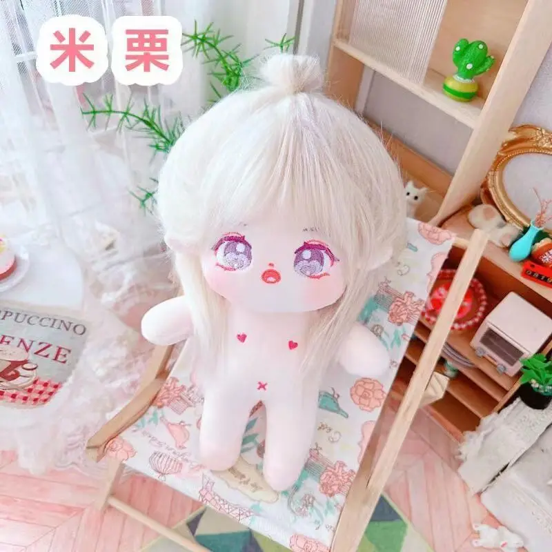 20cm Idol Puppe Plüsch Baumwolle Stern Puppen Kawaii ausgestopfte Baby Plüschtiere keine Attribute Puppen Spielzeug Fans Sammlung Kinder Geschenke