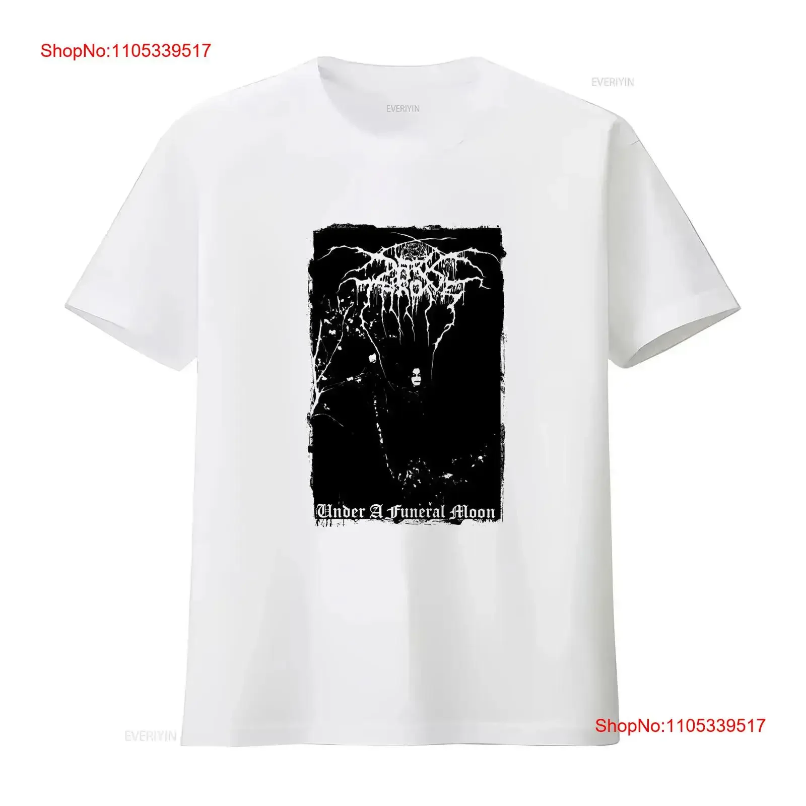 Darkthrone Under a Funeral Moon T Shirt cotton Men's all sizes S 5XL 18 colors band poster album cover vintage Washed Versatile