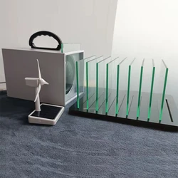 10 Slots Glass Management holder Kit With 10 Blank Clear Toughened Glass For Presenting window tints Color/Shades Feature FC-1