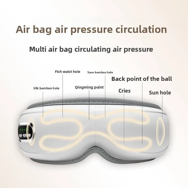 Warm en koud opvouwbaar oogmassageapparaat Verwarmd oogmasker voor het verlichten van droogheid en vermoeidheid snelle verzending