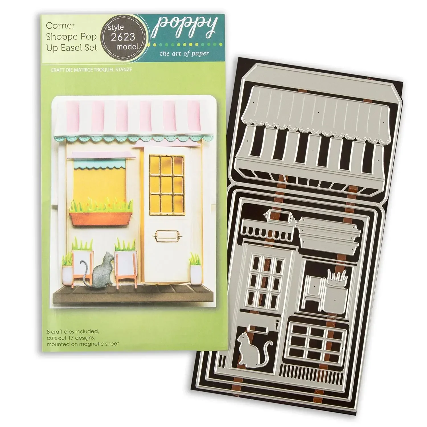 Corner Shoppe Pop Up  Easel Set  Cutting Dies Scrapbook Diary Decoration Stencil Embossing Template DIY Greeting Card