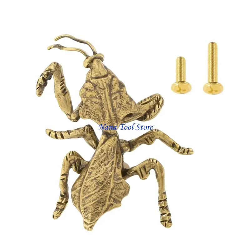 31GJ Elegant Metal Mantis Design Pull Handle with Comfortable Ergonomic Feature Gift
