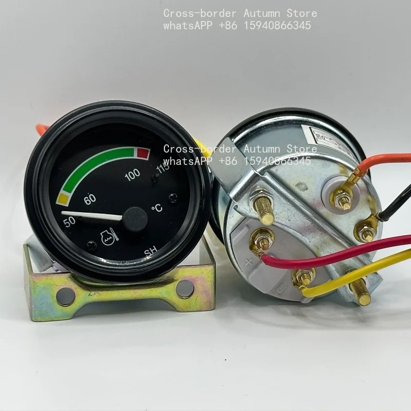 Fuel meter, loader forklift excavator inductance meter, engine water temperature, voltmeter 24V three plug