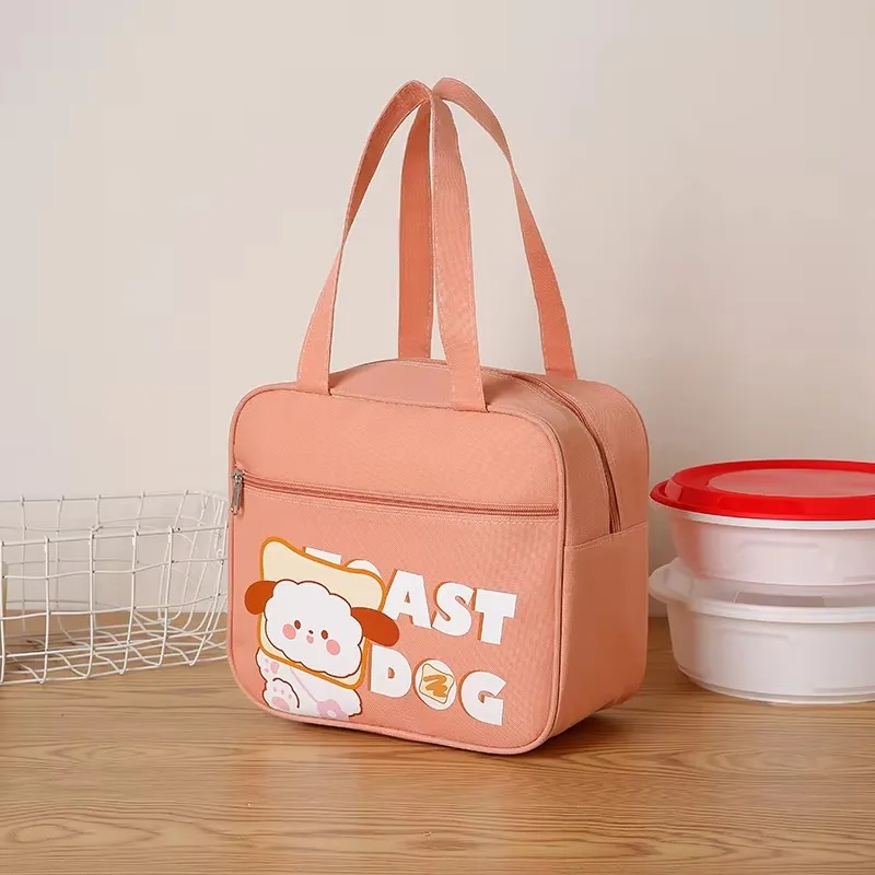 

Cute cartoon insulated lunch box bag with waterproof function large-sized lunch handbag lunch box bag