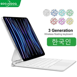 GOOJODOQ Magic Keyboard für iPad Pro 11 2024 Air 4 Air 5 Air 6 für iPad 12.9 10. Generation 6. 5th 4th 3rd Gen Cover Case