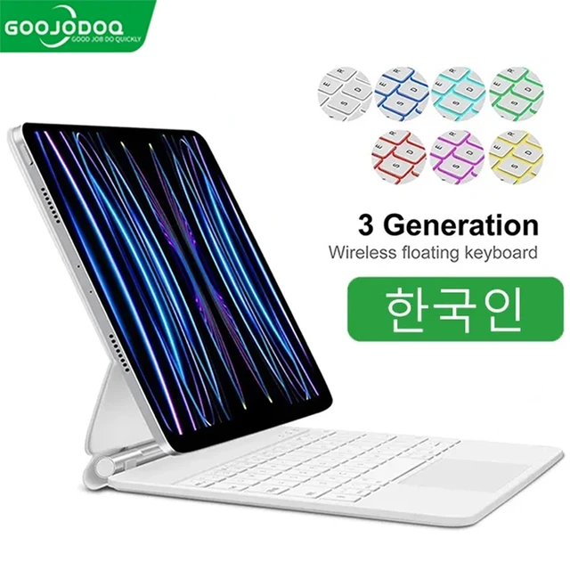 Goojodoq Magic Keyboard For Ipad Pro 11 4th 3rd 2nd 1st Gen Air 4 Air 5 For Ipad  Pro 12 9 12.9 6th 5th 4th 3rd Gen Cover Case - Tablets & E-books Case -  AliExpress