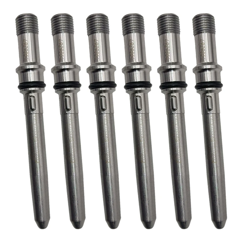 6Pcs Injector Connector Tubes Auto Parts Injector Takeover Replacement For Dodge Cummins 03-12 5.9L 6.7L Replace 4929864