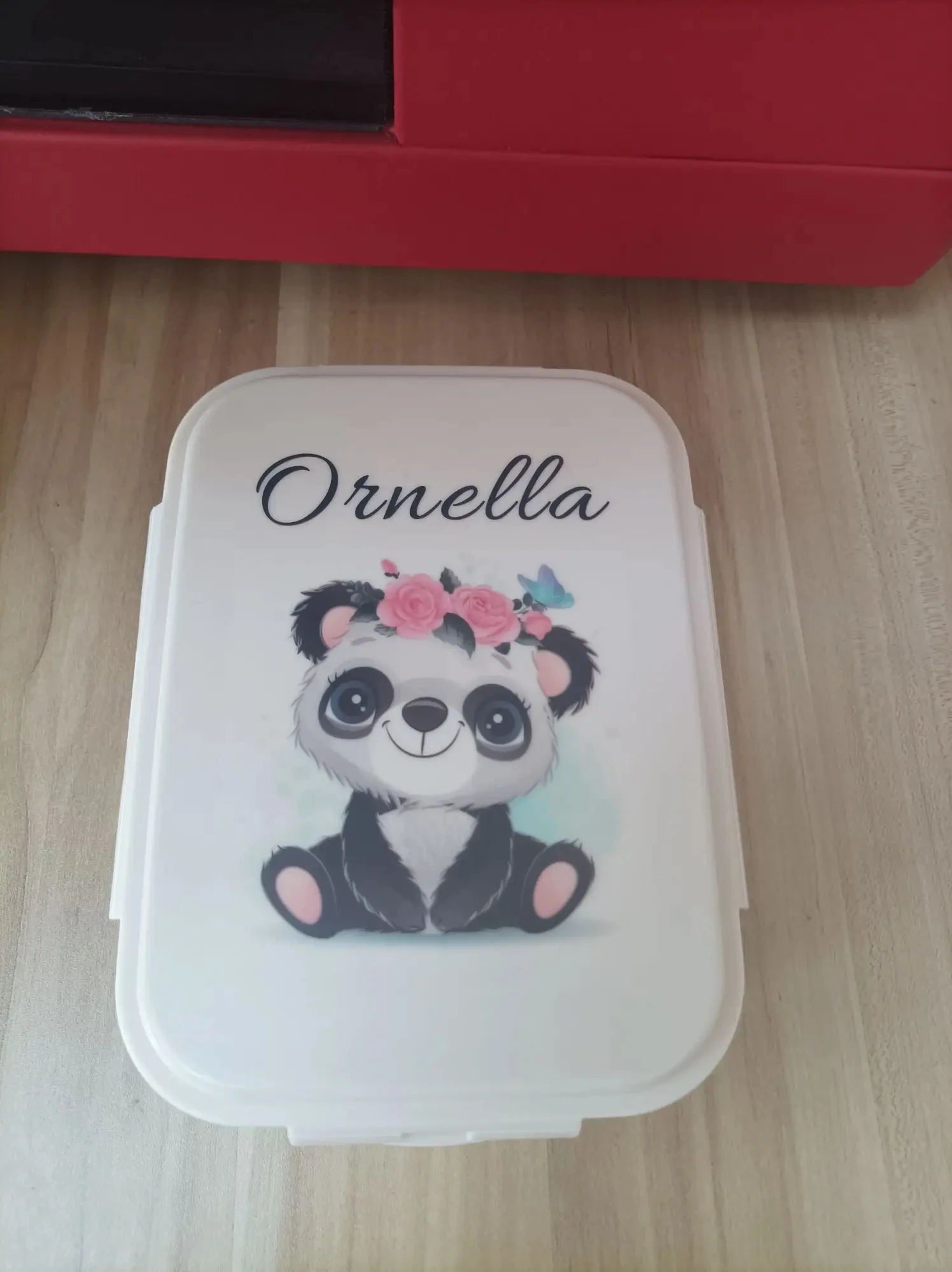 Snackbox Personalisierte Lunchbox für Kinder mit Namen, LOGO, Cartoon-Muster, Niedlichem Bild, Foto, inklusive Löffel und Gabel, aus Umweltfreundlichem Material, Geschenk – Detail 10
