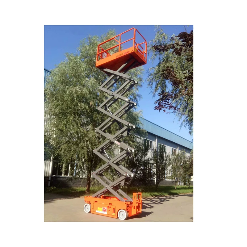 

Электрический ножничный подъемник-платформа 4М, самоходный, мобильный, для работы на высоте, из сплава