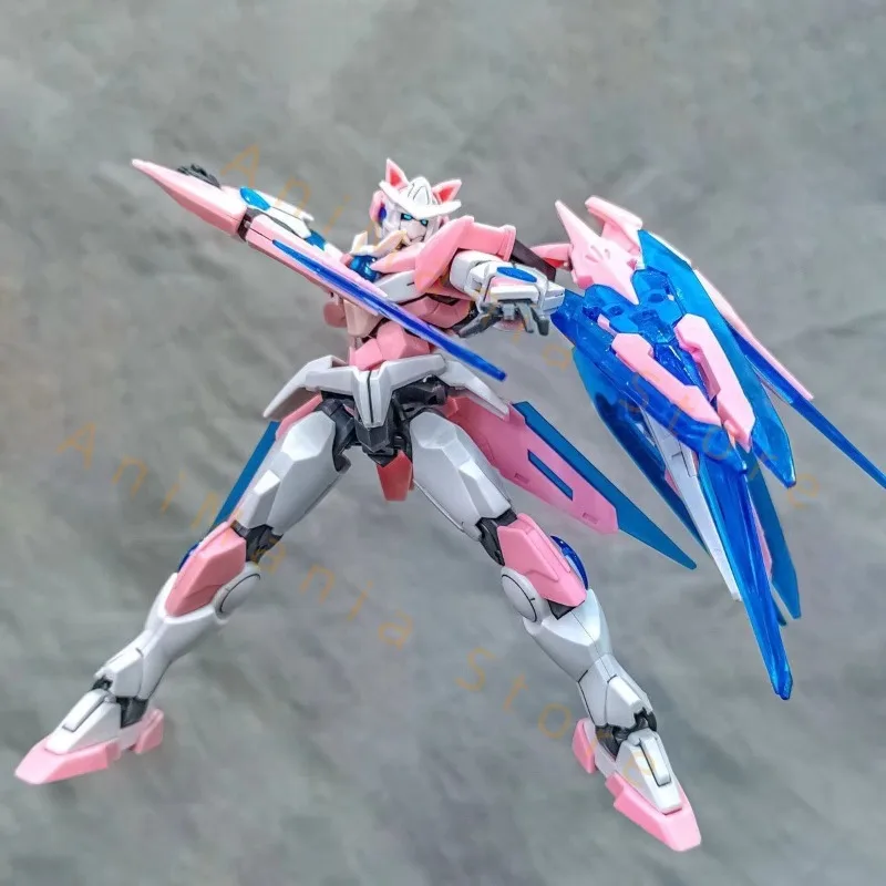 Model Jinggong Hg 1/144 00q Shia Qan T Model do Składania z Kocimi Uszami Figurka Anime Hgbf 049 Mech Figurka Akcji Kolekcjonerskie Roboty Zabawki