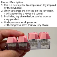 Porte-clés griffe de chat, pendentif pour sac à dos de téléphone portable, accessoires de bureau, outils de décompression du bout des doigts pour le bureau 2