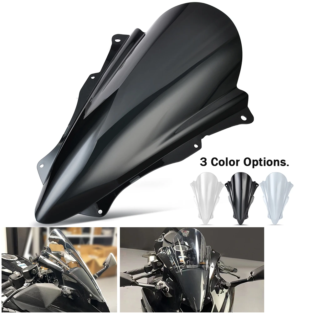 

For Kawasaki ZX-25R ZX-4R ZX-4RR Motorcycle Windscreen Windshield Wind Deflectors for Ninja ZX25R ZX4R ZX4RR 2023 2024 2025