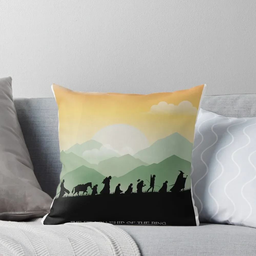 Lord of the Ring : the fellowship of the ring Minimal poster Throw Pillow Pillowcases For Pillows pillow cover luxury pillow