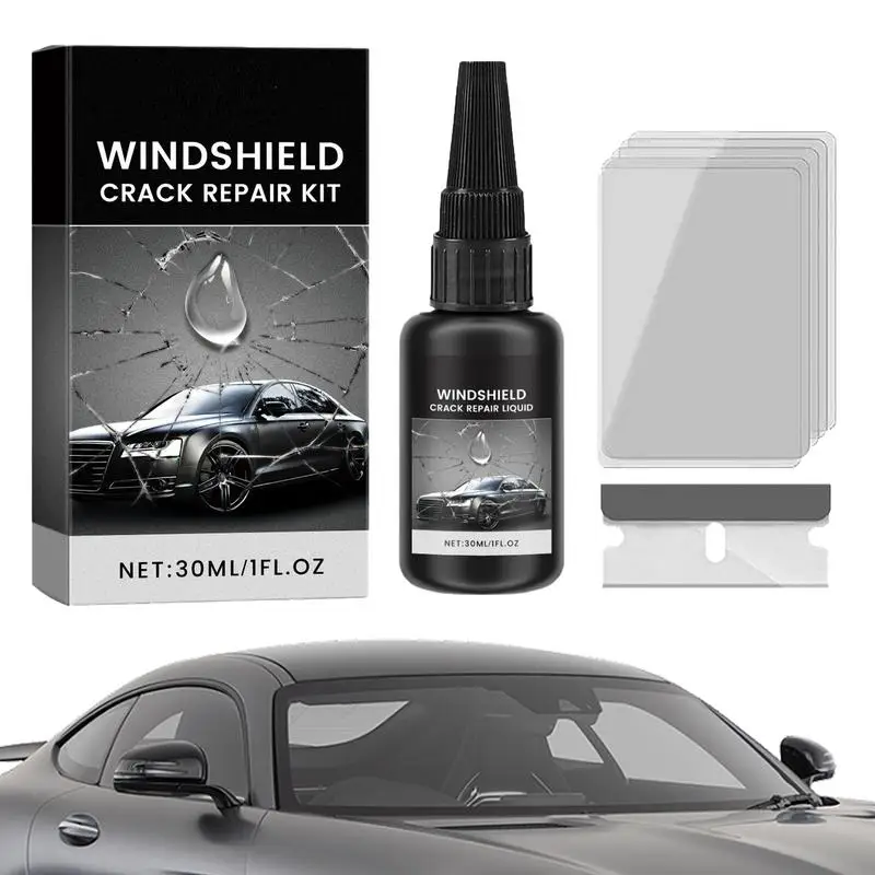 

Car Windshield Repair Glue Windshield Repair Fluid Kit Automotive Windscreen Tool Multifunctional Glue For Chips