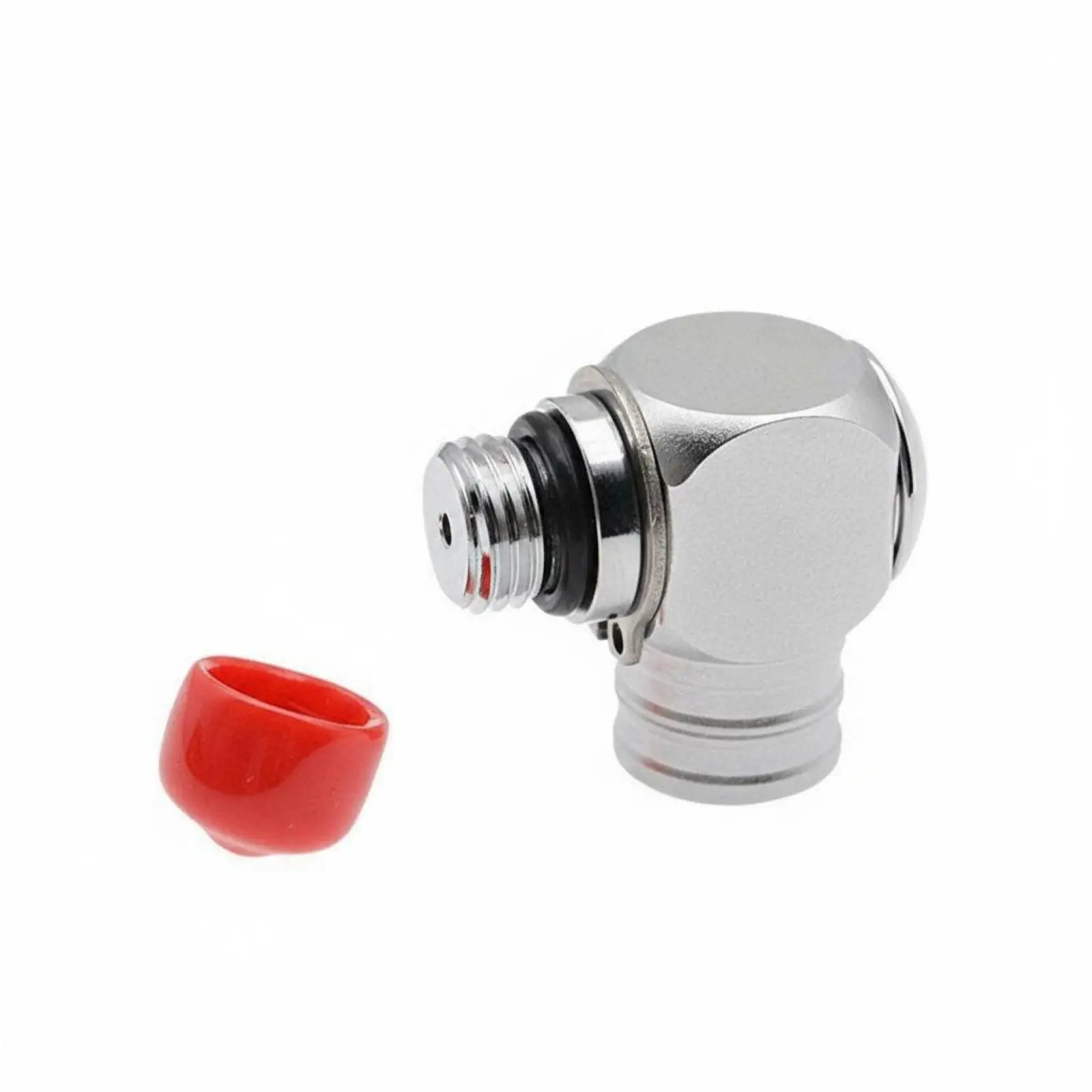 Premium Diving Regulator Swivel Adapter 360 Degree Rotation for First Stage High Pressure Hose Connection