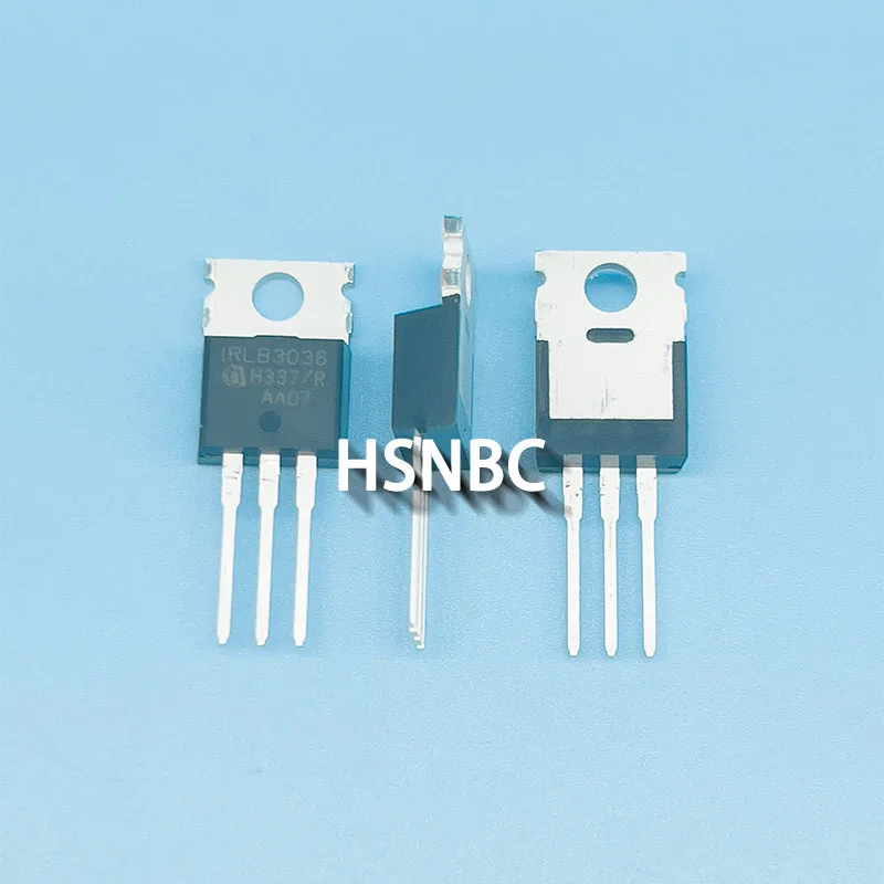 10Pcs/Lot IRLB3036PBF IRLB3036 LB3036 TO-220 60V 195A MOSFET N-Channel Field-effect Transistor 100% New Imported Original