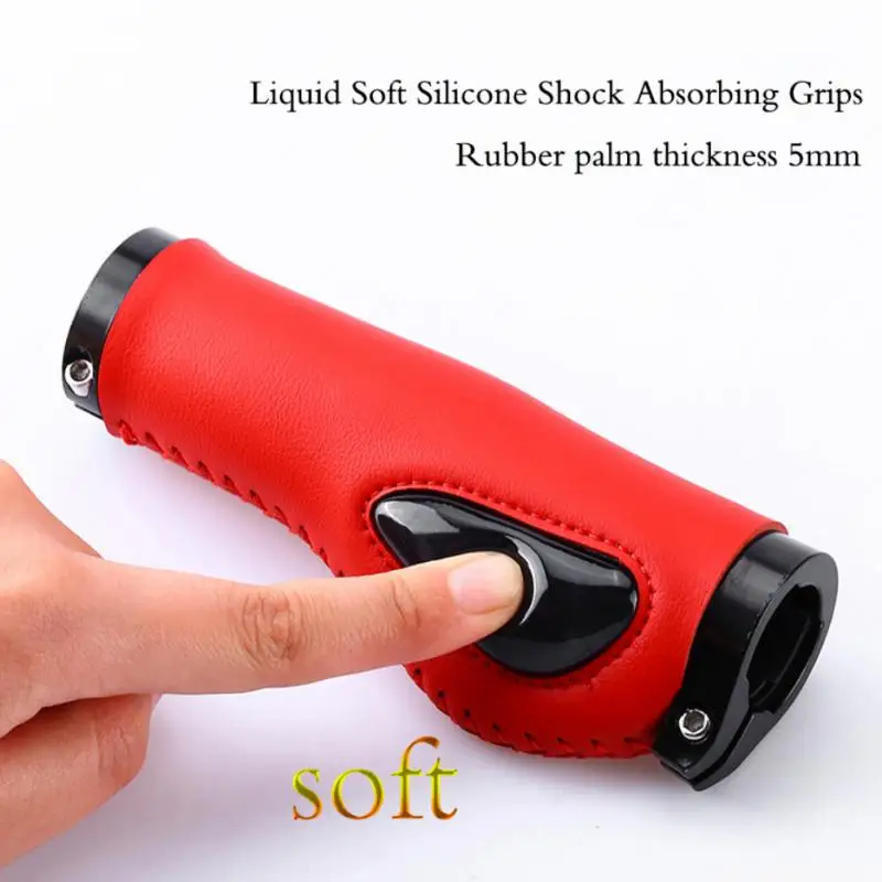 Silicone Handlebar Liquid Silicone Wear-resistant Road Cycling Handlebar Bike Grips Handle Cover Practical Fiber Leather