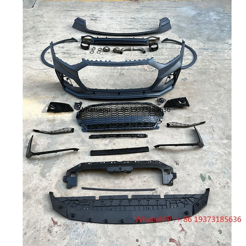 سيارة Q5 SQ5 المصد الأمامي ترقية RSQ5 نمط الجبهة المصد الخلفي الناشر طقم الجسم لأودي Q5 SQ5 B9.5 2022 2023 2024 2025